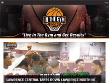 Tablet Screenshot of inthegymhoops.com